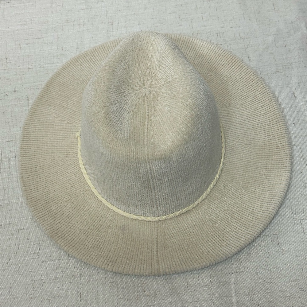 🤍 Vince Camuto Women’s White Chenille Panama Hat – One Size - Picture 5 of 9